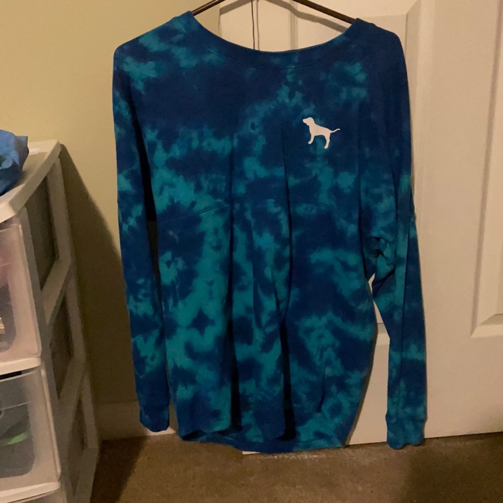 Medium blue tye dye VS sweater